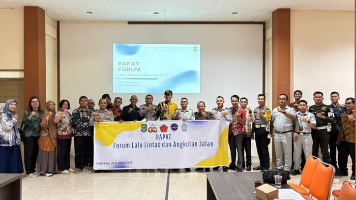 Rapat koordinasi Forum Lalu Lintas dan Angkutan Jalan (LLAJ) Kota Singkawang.