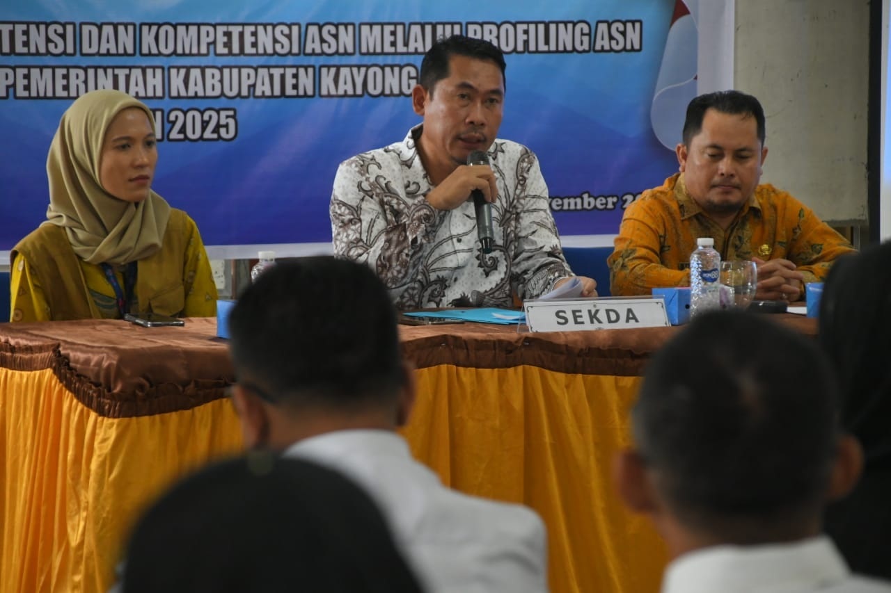 Sekda Kayong Utara Erwin Sudrajat membuka kegiatan profiling ASN sebagai langkah memperkuat reformasi birokrasi daerah.