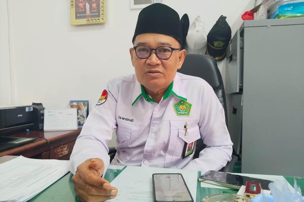 Kasi Haji dan Umroh Kanwil Kemenag Kapuas Hulu, Iswandi.