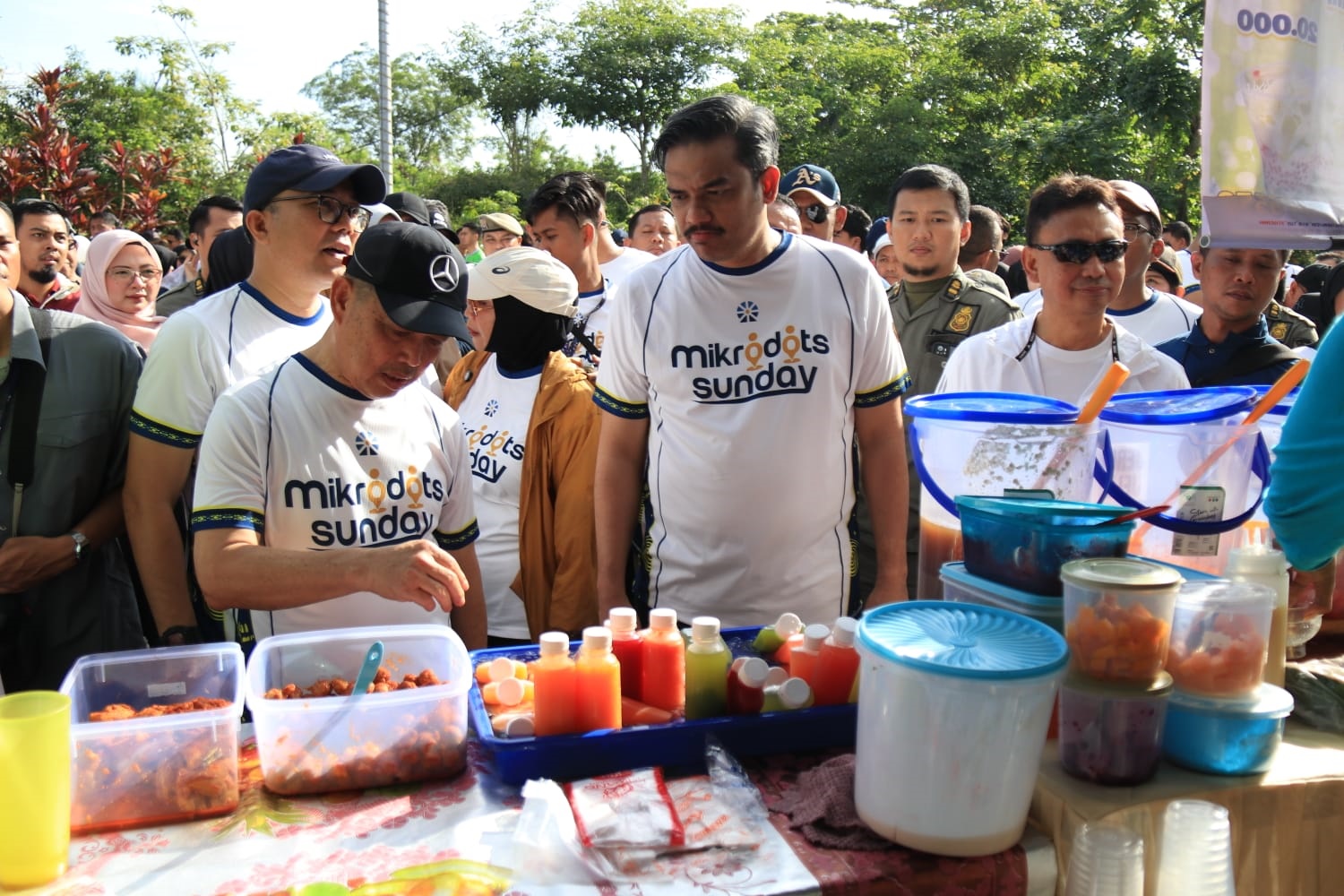DORONG UMKM: MikroDOTS 2025 pertama kalinya digelar di Provinsi Kalimantan Barat pada kegiatan Car Free Day (CFD) Kota Pontianak, Minggu pagi (23/11).