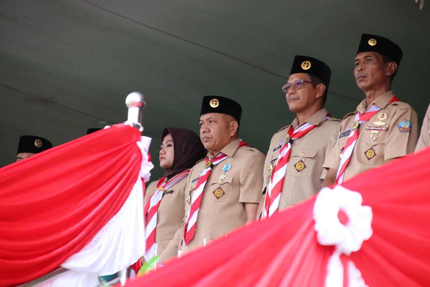 Wakil Bupati Mempawah, Juli Suryad, menghadiri upacara pembukaan Raimuna Daerah