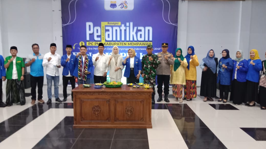 Suasana pelantikan PC PMII Kabupaten Mempawah.