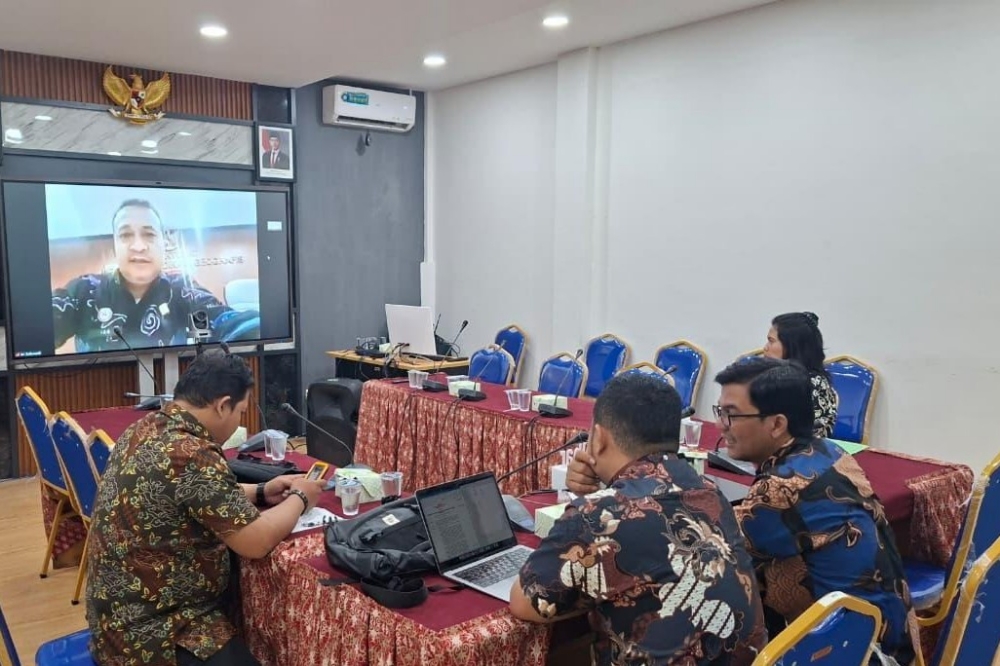 Kanwil Kemenkum Kalbar menggelar rapat harmonisasi Raperwali Pontianak pada Kamis (27/11).