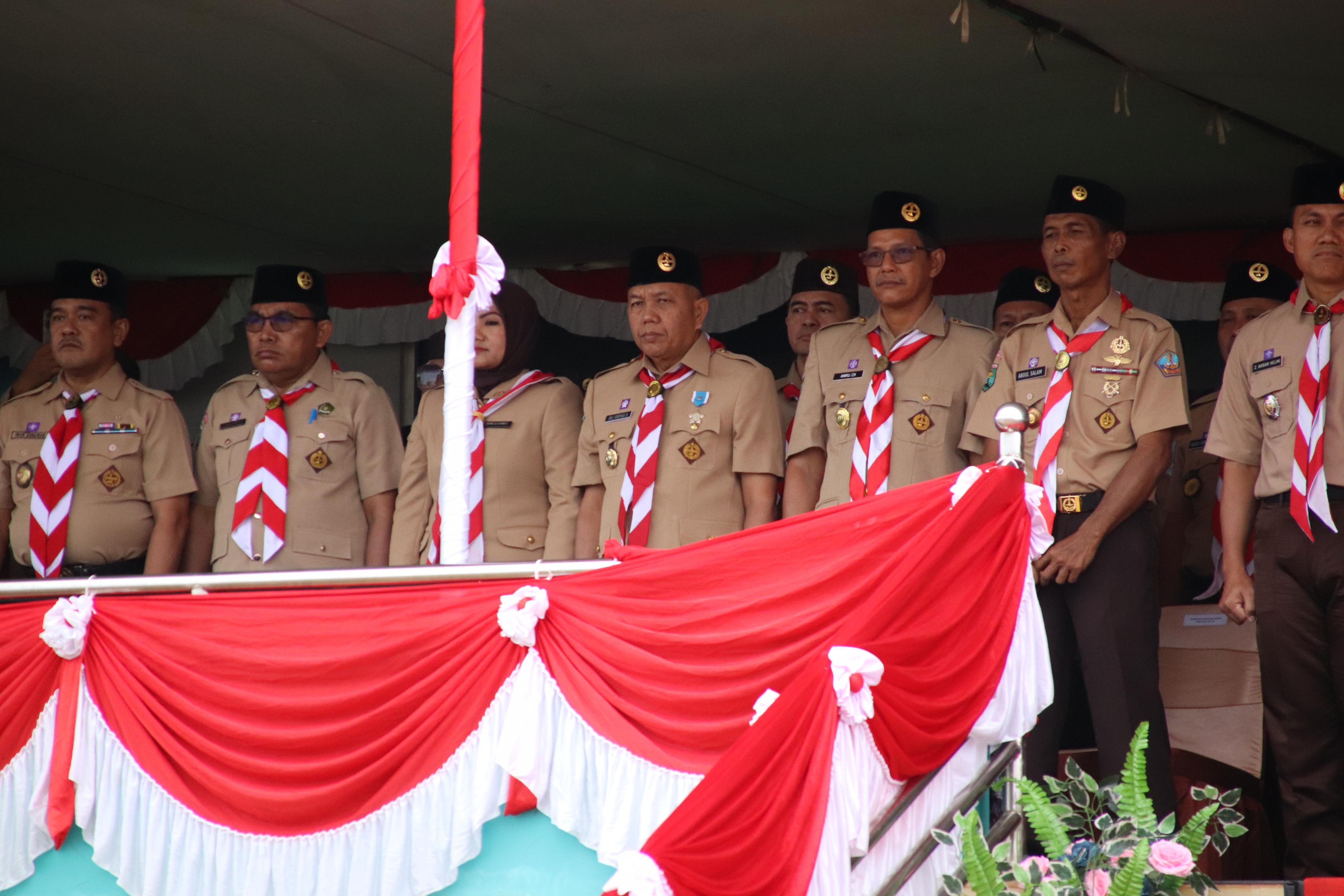 PERKEMAHAN : Pembukaan Raimuna Daerah Kalimantan Barat Tahun 2025 di Bumi Perkemahan Cadika, Kawasan Stadion Baning, Sintang.