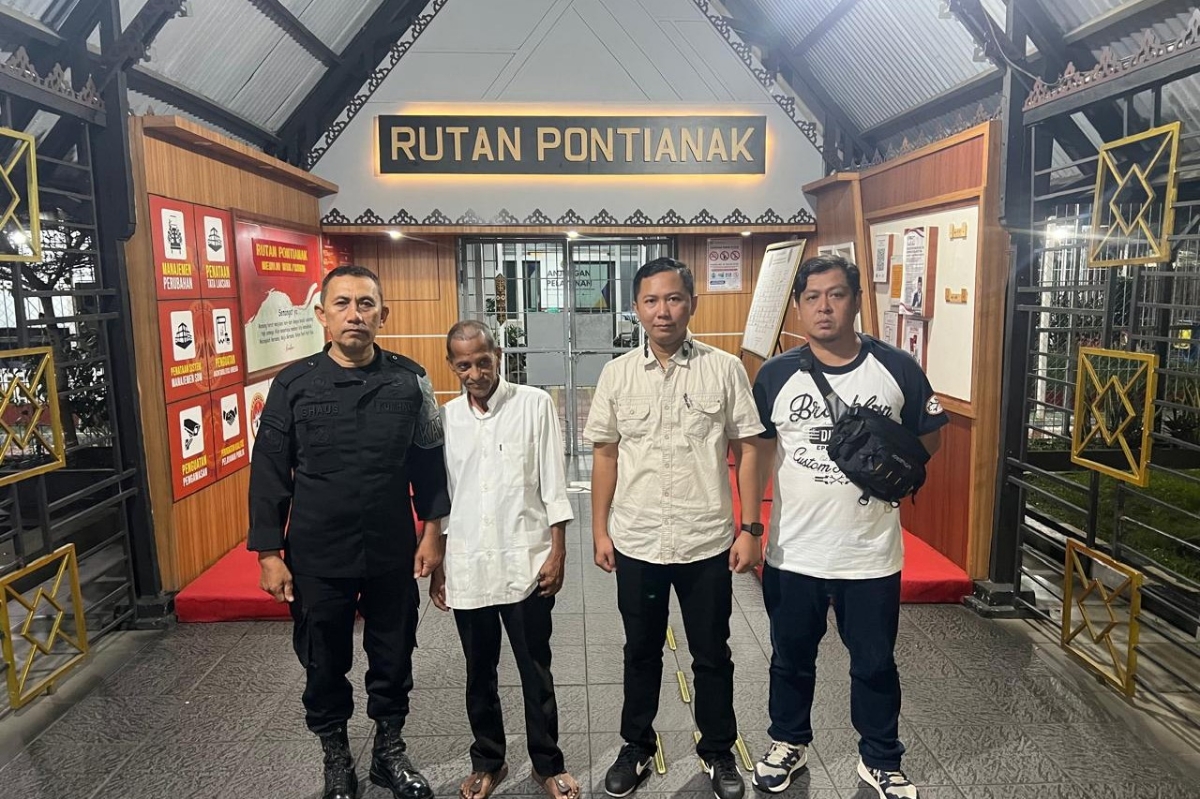 Habib Alwi Almuthohar, buronan kasus surat palsu Kejari Pontianak berhasil ditangkap pada Jumat (28/11).