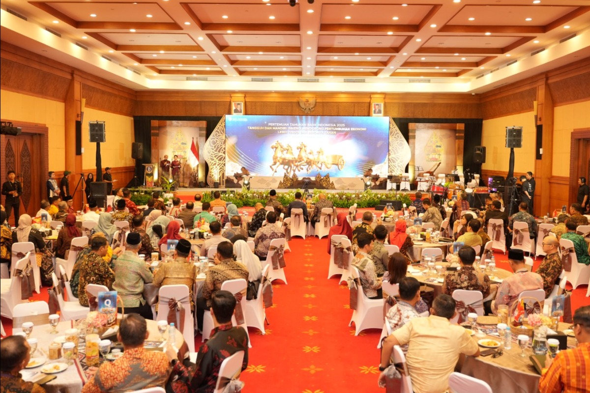 Agenda Pertemuan Tahunan Bank Indonesia di Kalimantan Barat, baru-baru ini.