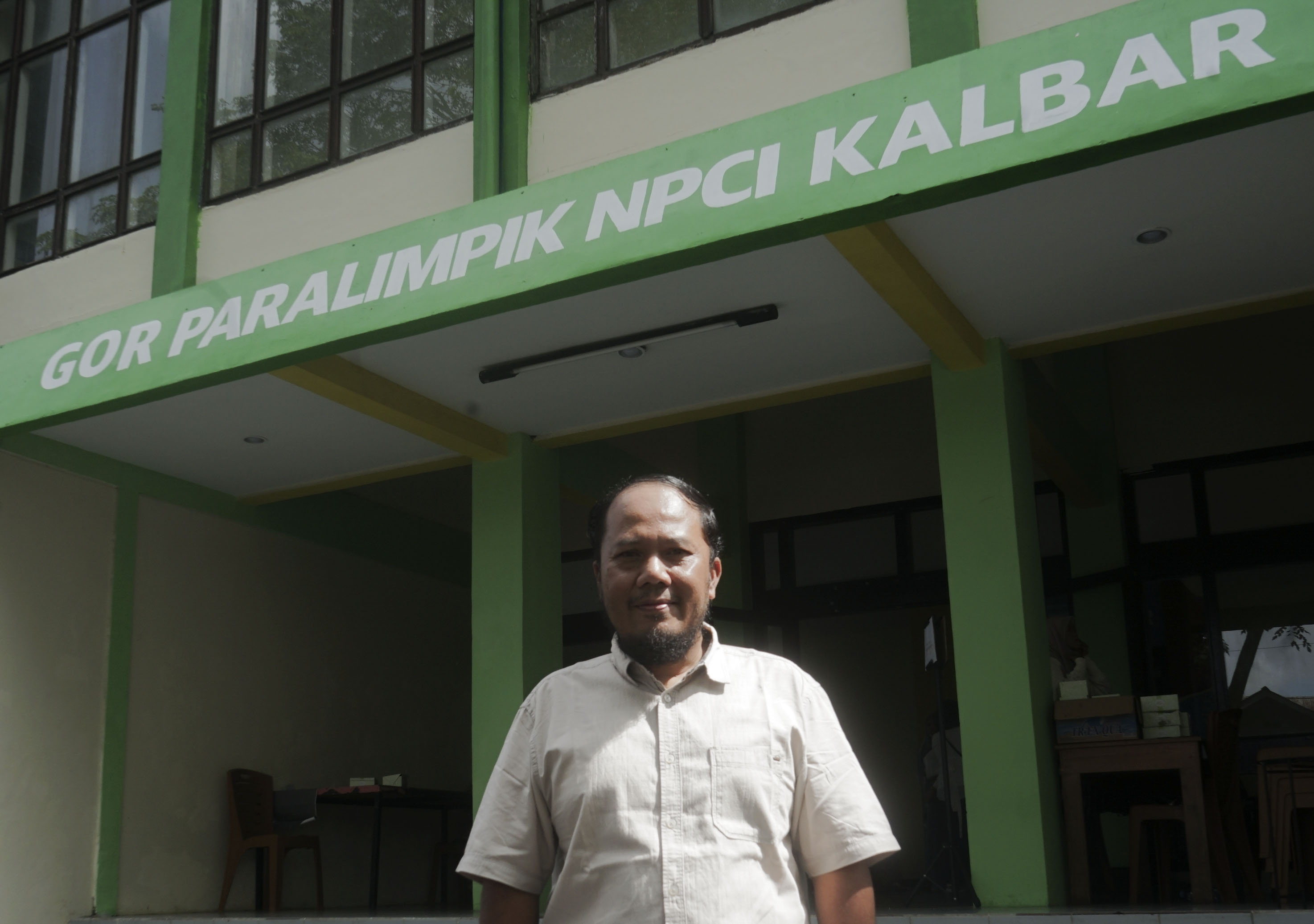 HARYADI, salah satu peyandang disabilitas.