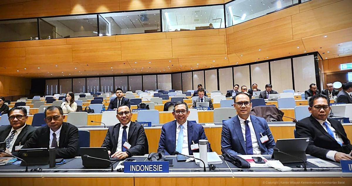 Delegasi Indonesia dalam Forum WIPO di Jenewa, Swiss pada Senin (1/12).