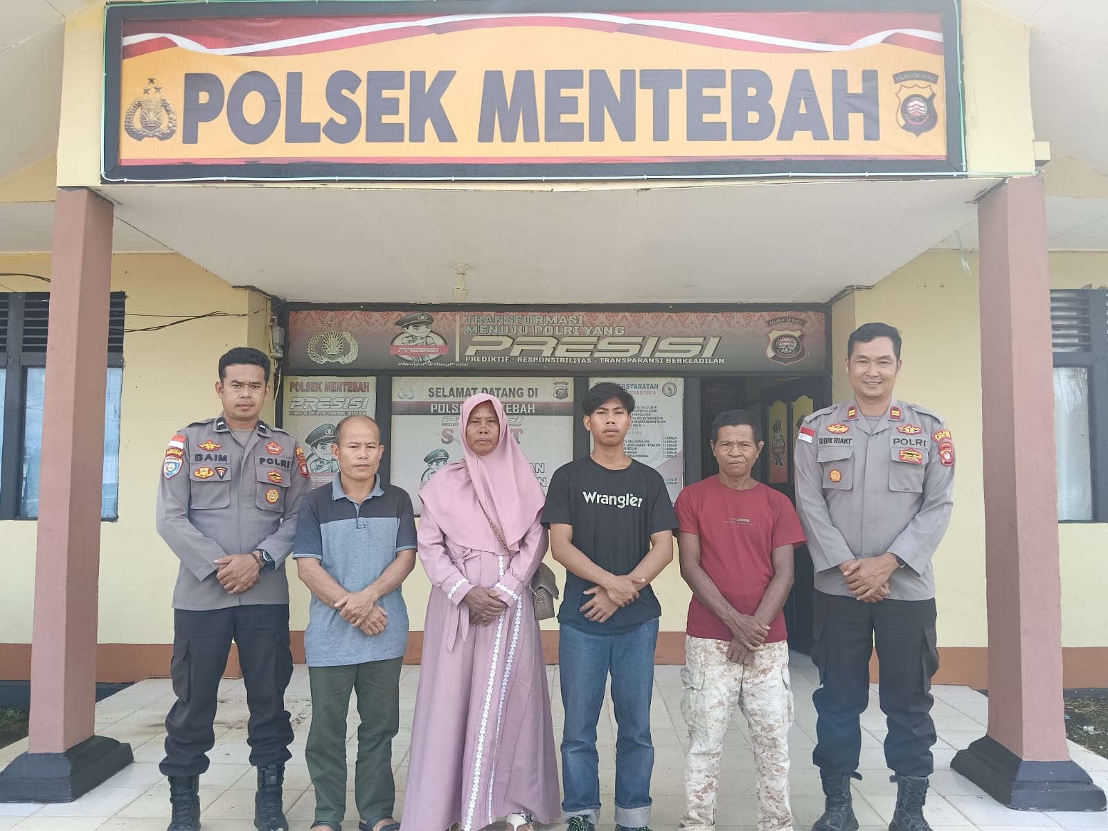 Nur Muddin warga Desa Suka Maju Kecamatan Mentebah yang sempat terlantar di Jakarta karena ditipu temannya, akhirnya sudah kembali kepada keluarganya.
