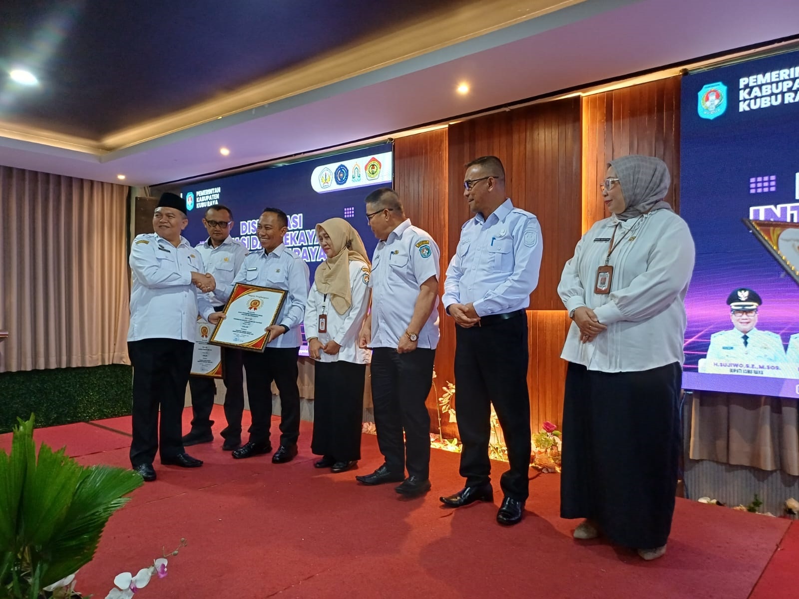 DISEMINASI: Kegiatan Diseminasi Inovasi dan Kekayaan Intelektual yang digelar Bappeda Litbang Kubu Raya di Hotel Alimoer, Sungai Raya pada Rabu (3/12).
