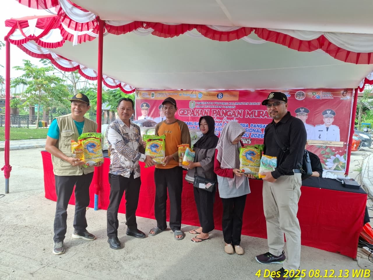 GPM yang dilaksanakan Pemerintah Provinsi Kalbar di Putussibau, 4,5 ton beras disiapkan untuk masyarakat Kapuas Hulu.
