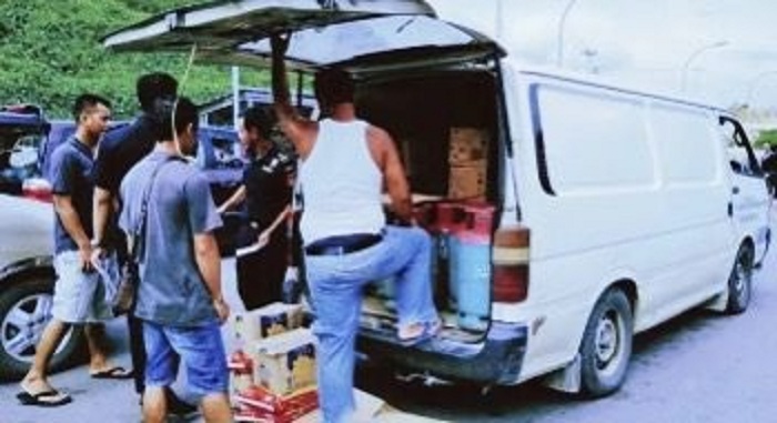 PENGAWASAN : Otoritas perbatasan memperketat pengawasan di jalur resmi maupun di sejumlah titik rawan yang kerap dimanfaatkan sebagai jalur tikus.