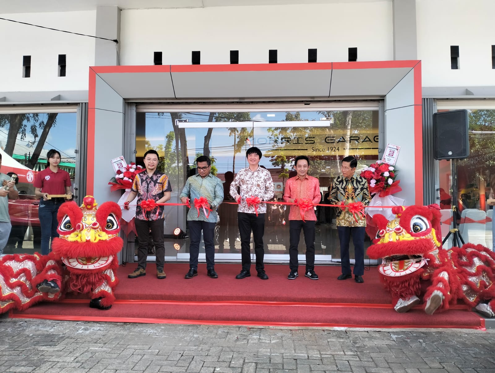MG Motor Indonesia bersama PT Tekno Auto Perkasa meresmikan Dealer &lsquo;3S pertama&rsquo; MG Motor Pontianak di Kalbar.