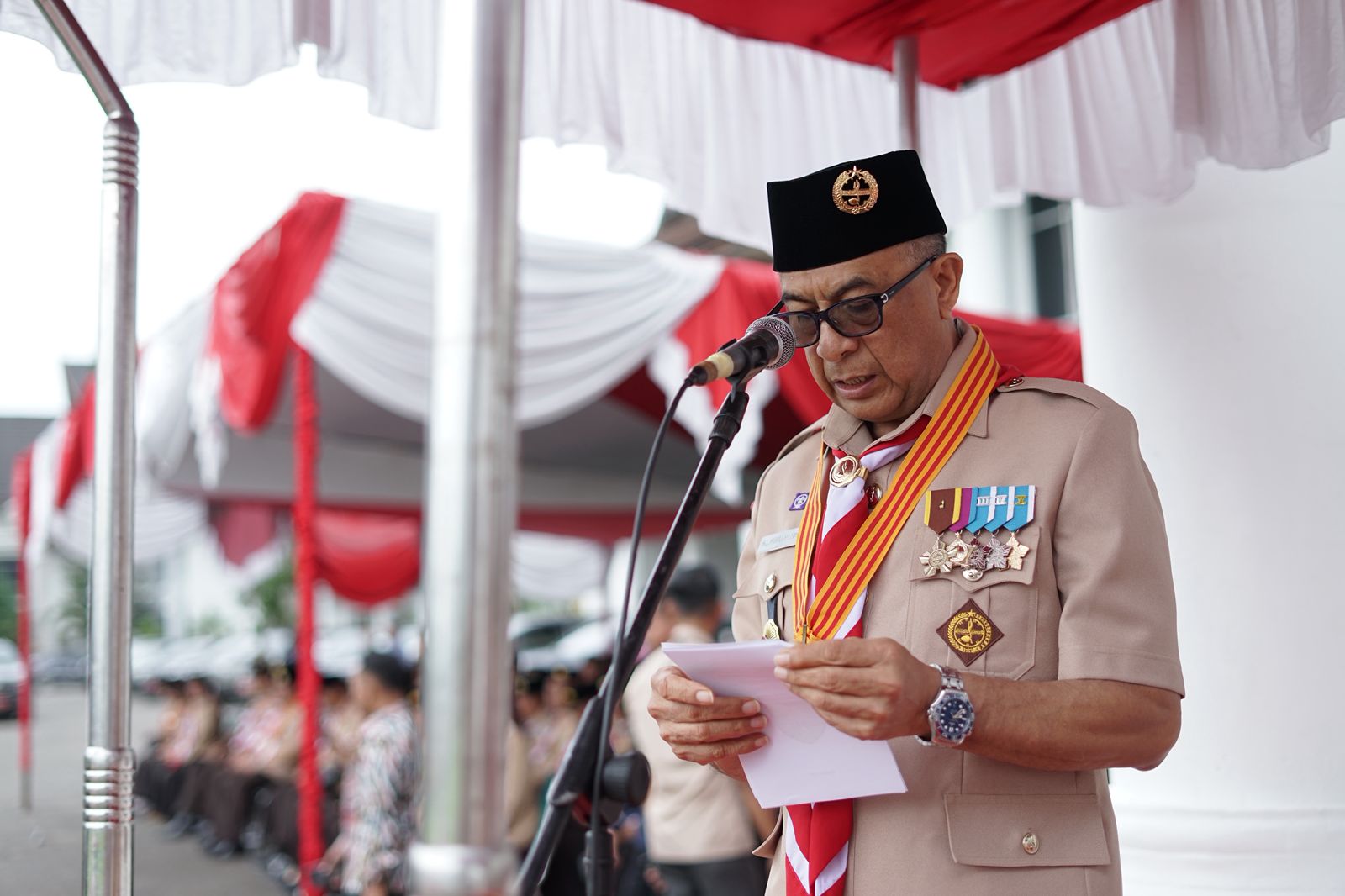 Ketua Kwarda Kalimantan Barat periode 2020&ndash;2025, Syarif Abdullah.