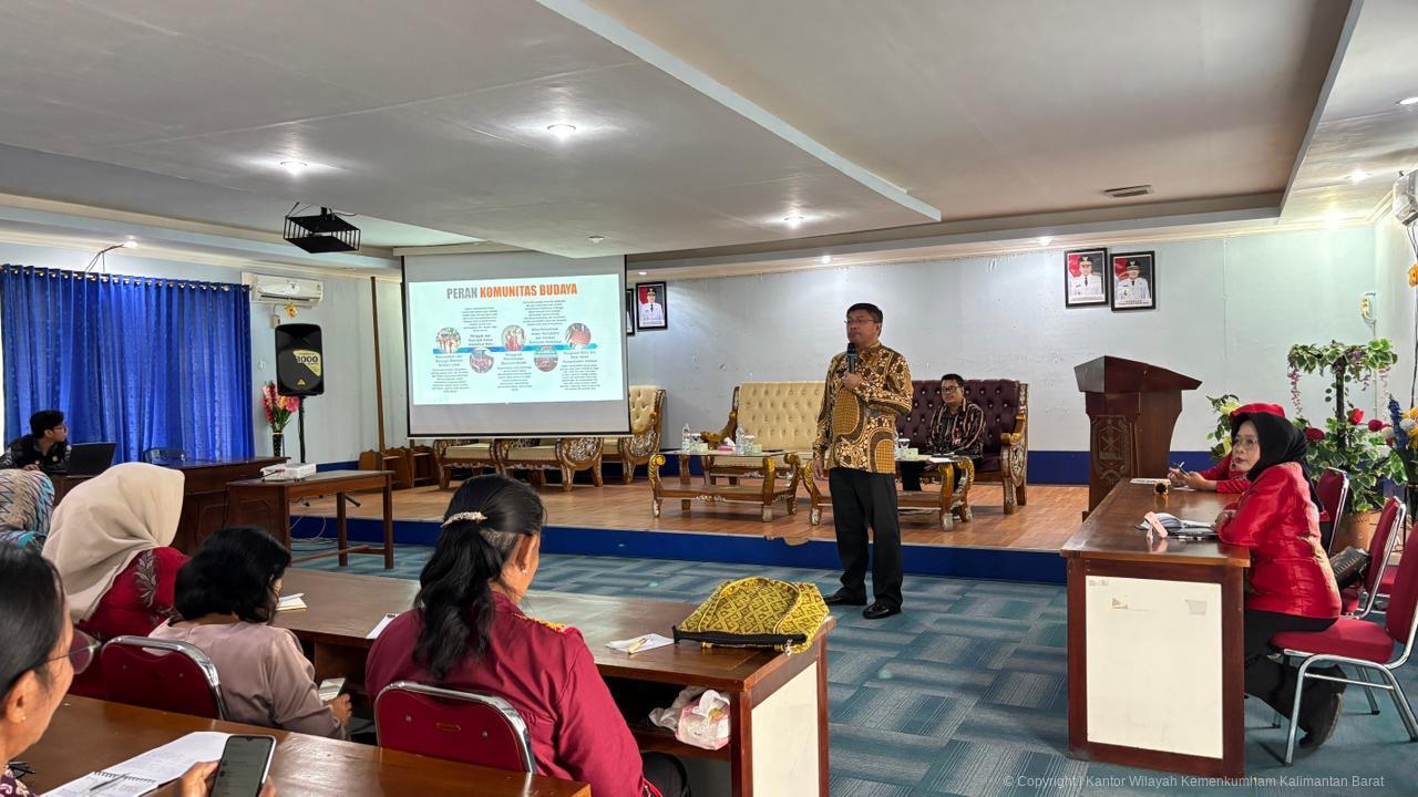 Diseminasi kekayaan intelektual di Kapuas Hulu, dorong pelindungan hukum dan penguatan potensi lokal berbasis budaya dan ekonomi kreatif.
