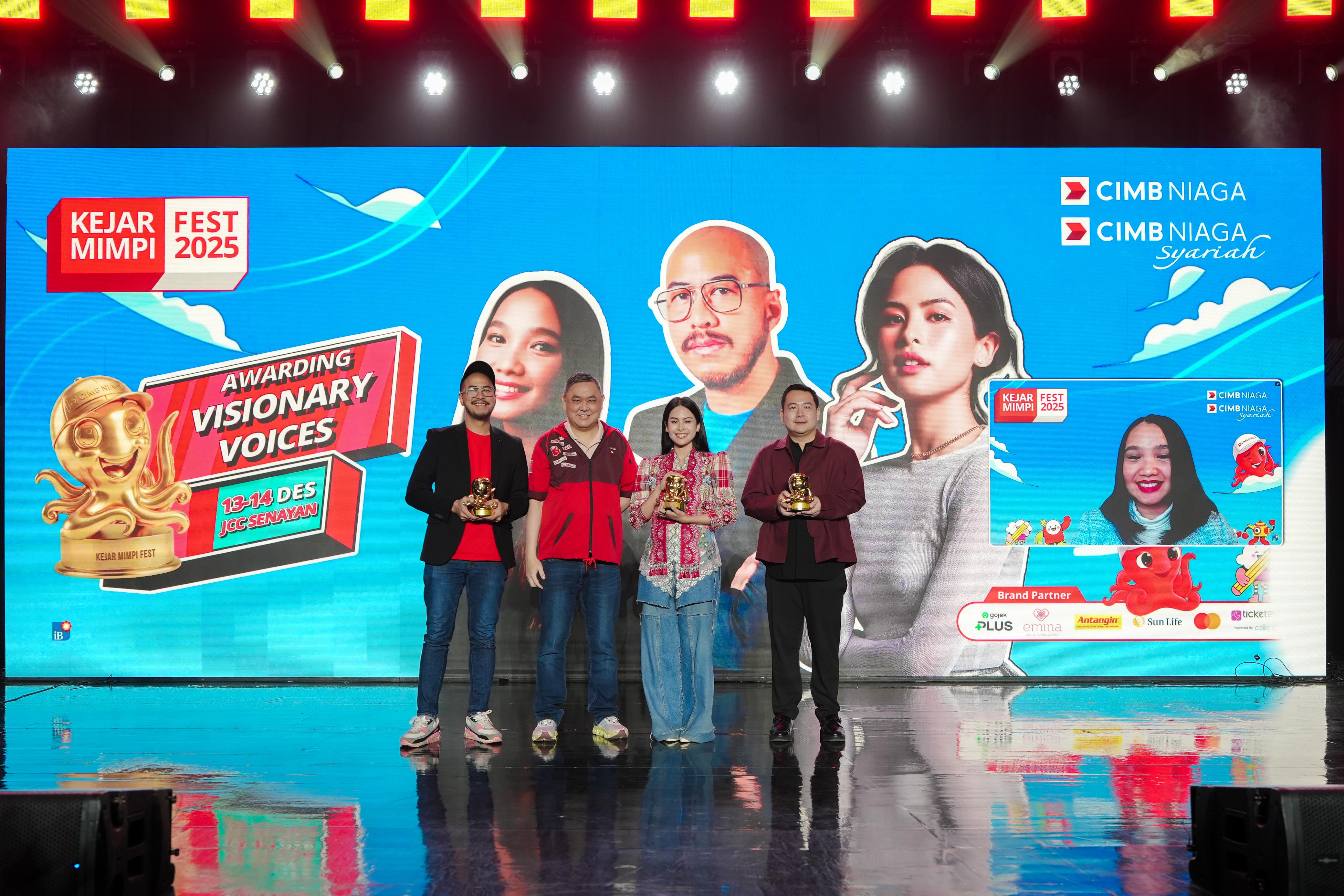 CIMB Niaga menggelar Kejar Mimpi Fest 2025 di Jakarta Convention Center sebagai ajang inspirasi dan pengembangan diri bagi generasi muda Indonesia.
