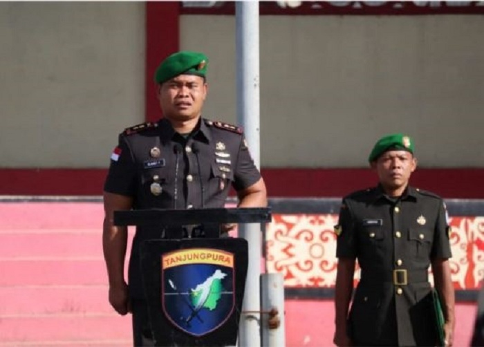 Kodim 1204/Sanggau menggelar upacara peringatan Hari Juang TNI AD Tahun 2025.