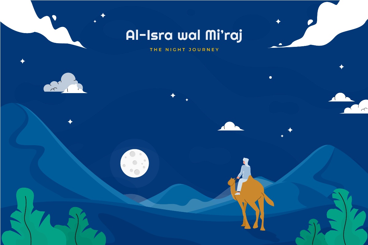 Ilustrasi Bulan Rajab dalam kalender Hijriah.