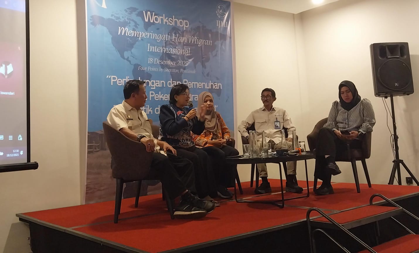 Workshop Memperingati Hari Migran Internasional yang digelar Teraju Indonesia bersama Yayasan Integritas Justitia Madani Indonesia (IJMI), Kamis (18/12).
