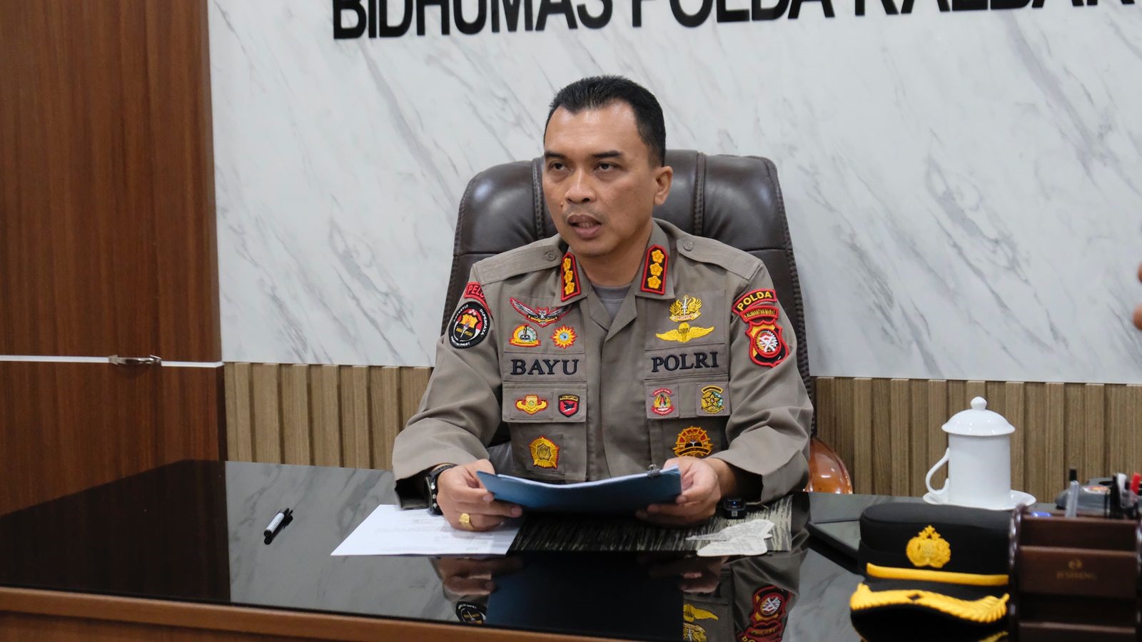 Kabid&nbsp;Humas Polda Kalbar&nbsp;Kombes Pol Bayu Suseno memberikan keterangan terkait mutasi dan rotasi jabatan.