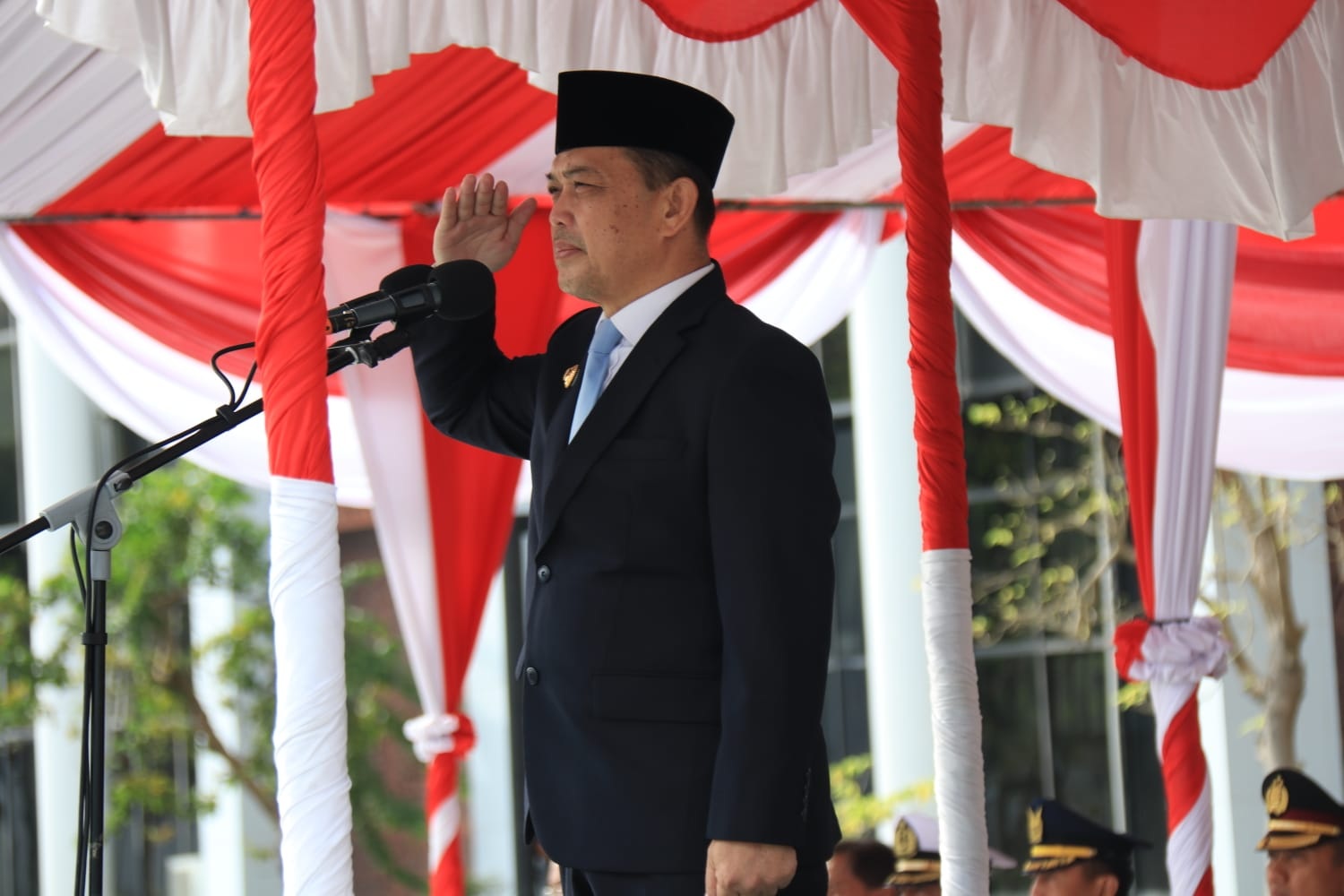 UPACARA HBN: Gubernur Kalbar memimpin upacara Peringatan Hari Bela Negara (HBN) ke-77 Tahun 2025.