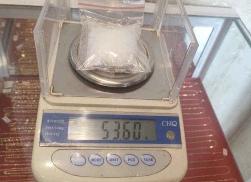 NARKOBA : Jajaran Polsek Nanga Tayap mendapati sejumlah barang bukti, termasuk Narkoba jenis sabu seberat 53,60 gram.