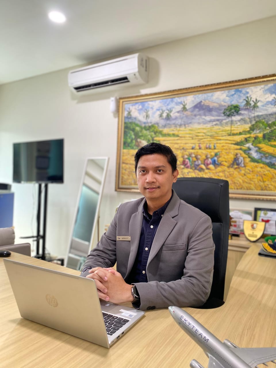 Branch Manager Garuda Indonesia Pontianak, Widya Kurniawan Putra.