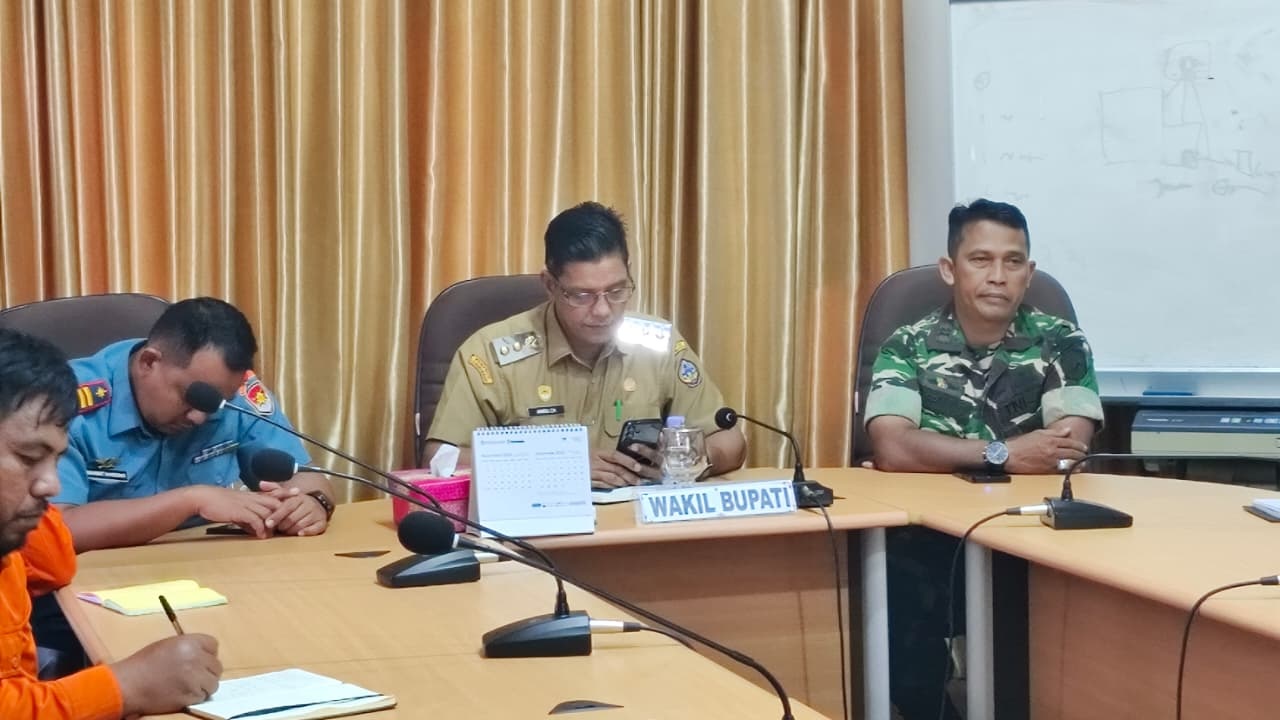 RAPAT: Kegiatan Rapat Koordinasi Apel Kesiapsiagaan Bencana Hidrometeorologi Basah diselenggarakan Badan Nasional Penanggulangan Bencana (BNPB) secara daring melalui Zoom Meeting.