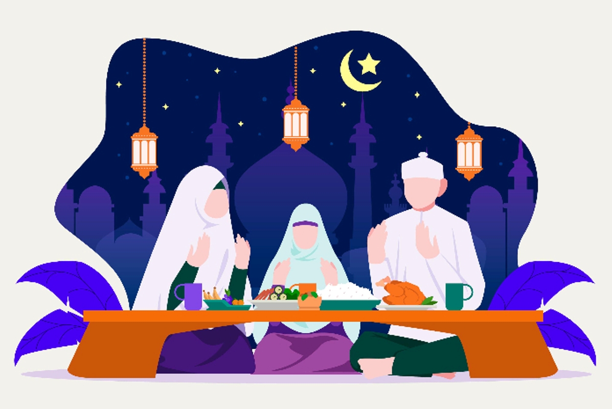 Ilustrasi puasa.