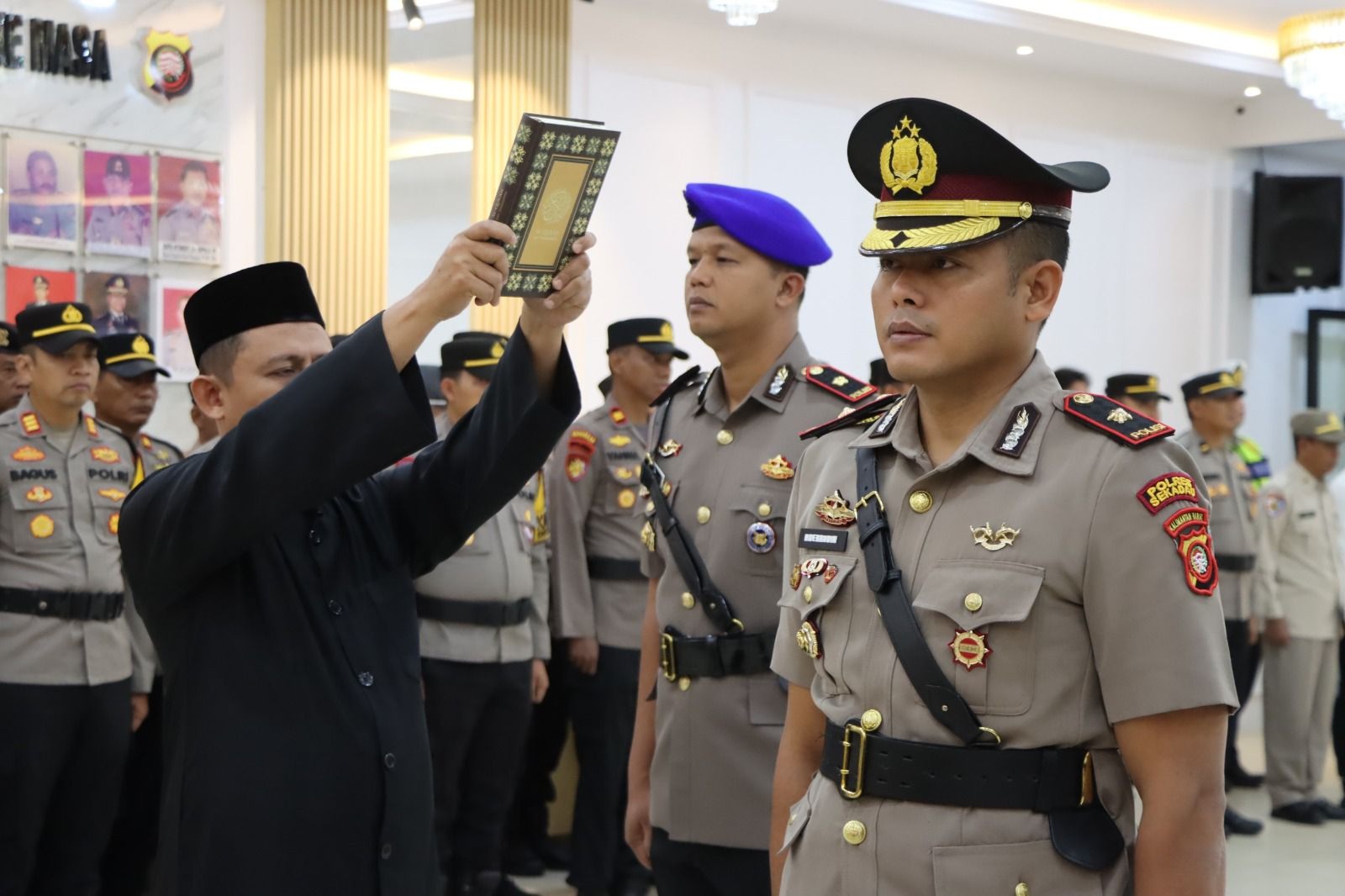 LANTIK: Kompol Hoerrudin dilantik sebagai Wakapolres Ketapang, Minggu (4/1).