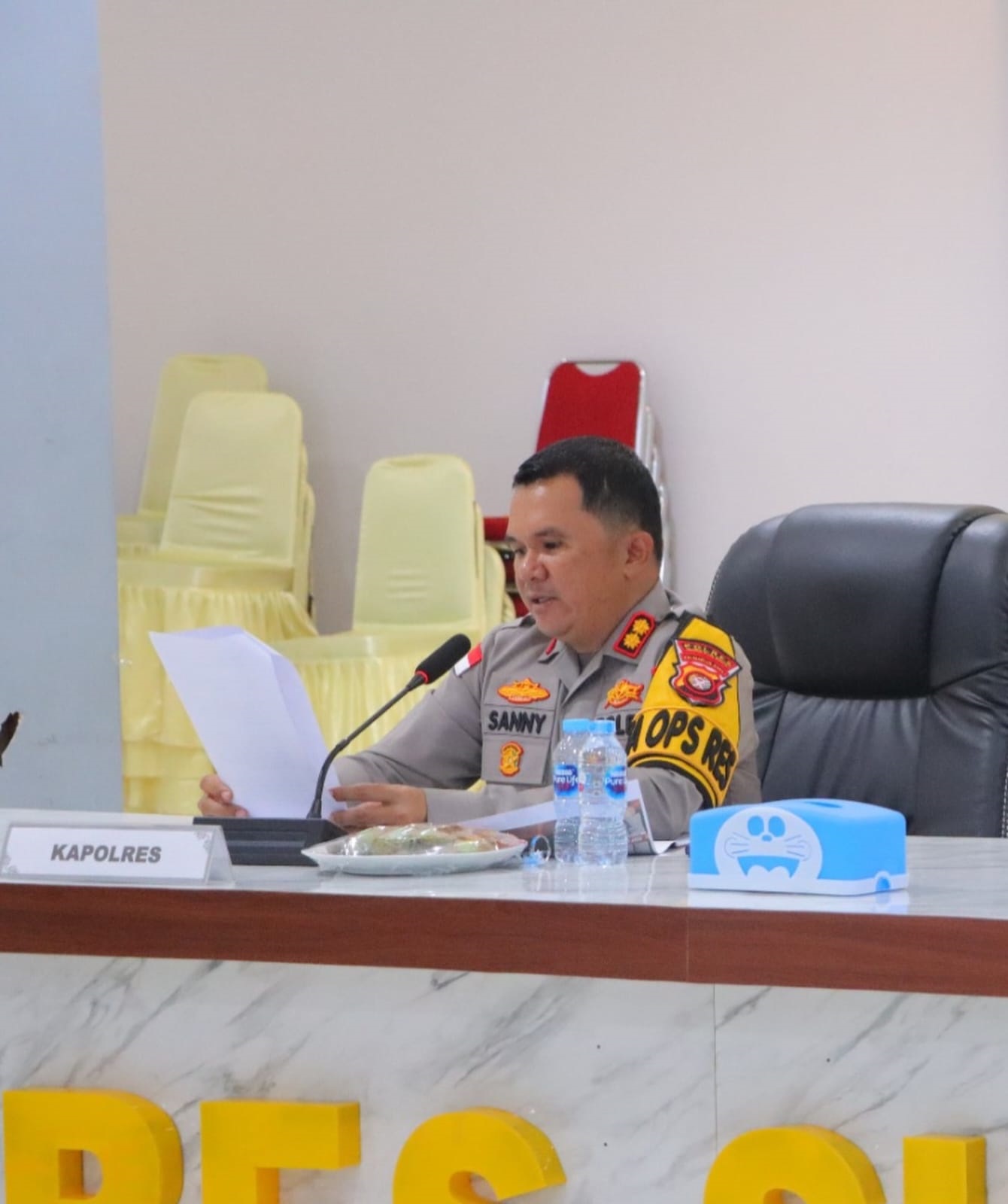 Kapolres Sintang, AKBP Sanny Handityo.