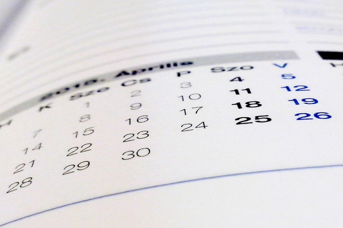 Ilustrasi kalender pendidikan.
