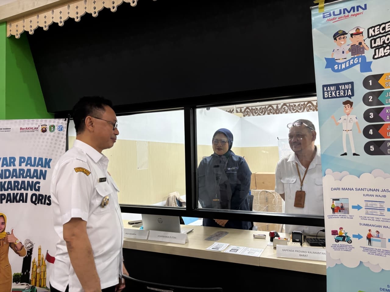 MPP: Wali Kota Pontianak Edi Rusdi Kamtono saat meninjau Mal Pelayanan Publik (MPP) beberapa waktu lalu.