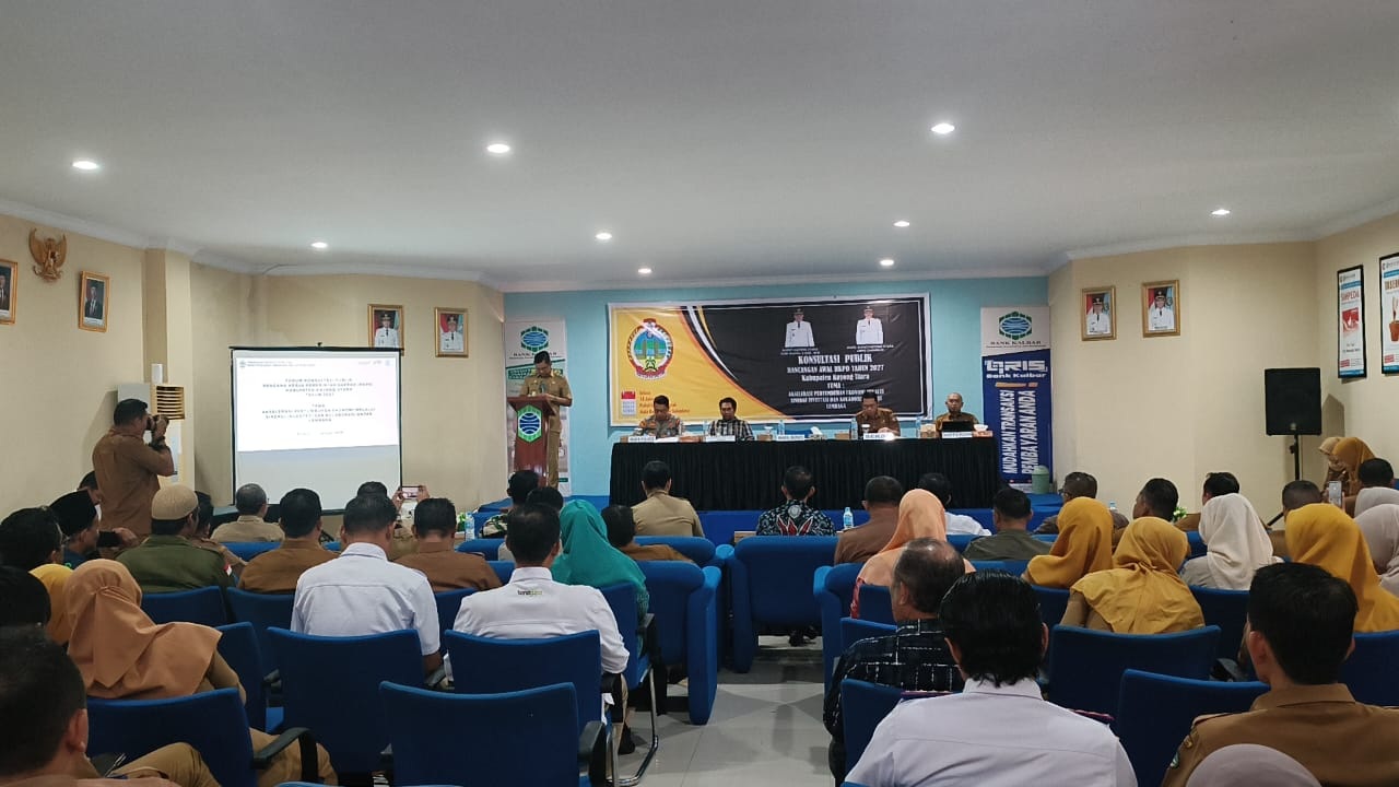 RKPD : Forum Konsultasi Publik Rancangan Awal Rencana Kerja Pemerintah Daerah (RKPD) Tahun 2027.