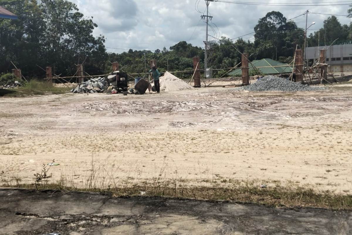 Gerai Koperasi Desa Merah Putih di Desa Nanga Suhaid Kecamatan Suhaid yang baru dibangun.