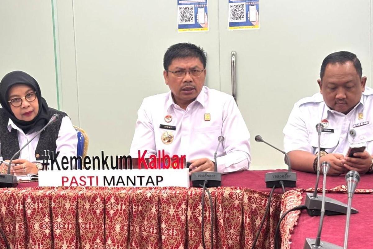 Kanwil Kemenkum Kalbar menggelar rapat persiapan pembangunan zona integritas pada Rabu (4/1).