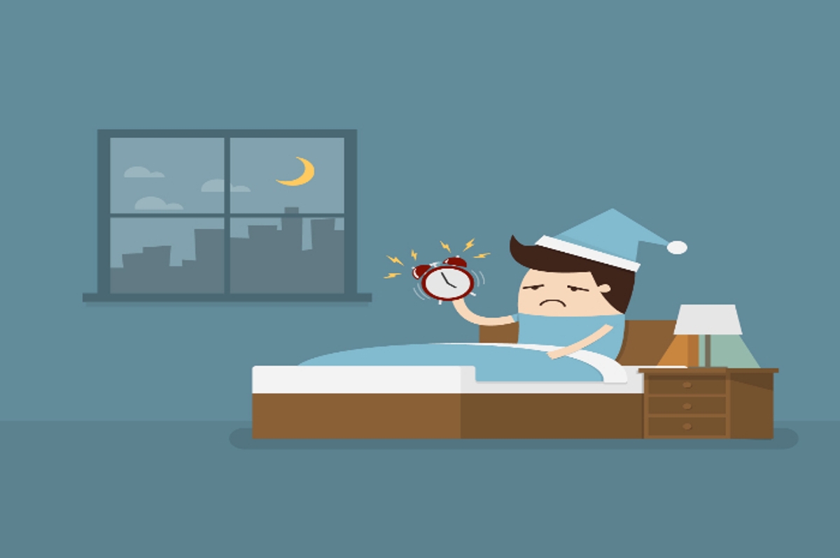 ilustrasi menjaga pola tidur agar tetap fit saat puasa.