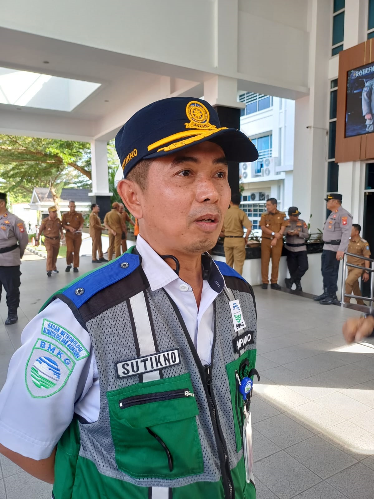 Koordinator Bidang Data dan Informasi BMKG Supadio, Sutikno.