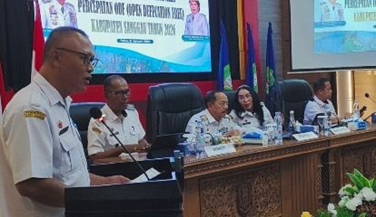 EVALUASI: Evaluasi ODF 2025 dan rencana aksi 2026 dilaksanakan di ruang rapat Daranante, Sekretariat Daerah Kabupaten Sanggau