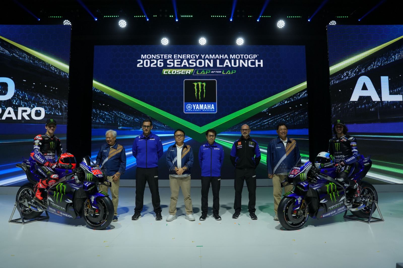 Tim Monster Energy Yamaha MotoGP Memasuki Era V4, Launching Livery 2026 di Indonesia.