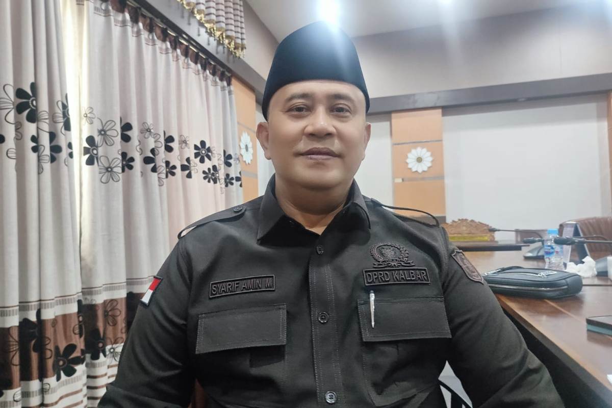 Ketua Komisi III DPRD Provinsi Kalimantan Barat, Syarif Amin Muhammad Assegaf.