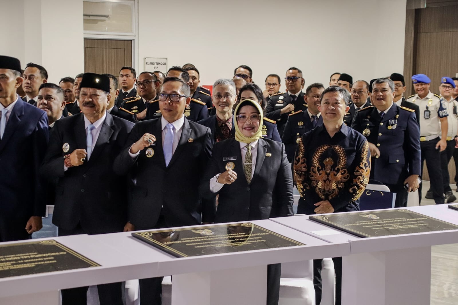 PERESMIAN: Bupati Mempawah, Erlina, menghadiri peresmian Kantor Imigrasi Kelas III Non TPI Mempawah di Kampus Politeknik Pengayoman Indonesia, Tangerang, Banten