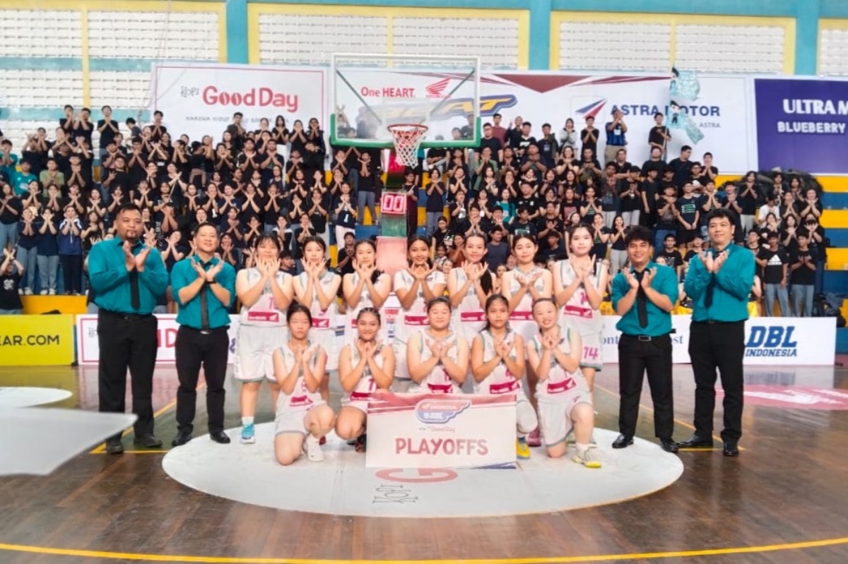 Tim Putri Bina Mulya berhasil Masuk ke babak Play-off Honda DBL With Kopi Good Day 2026 West Kalimantan.