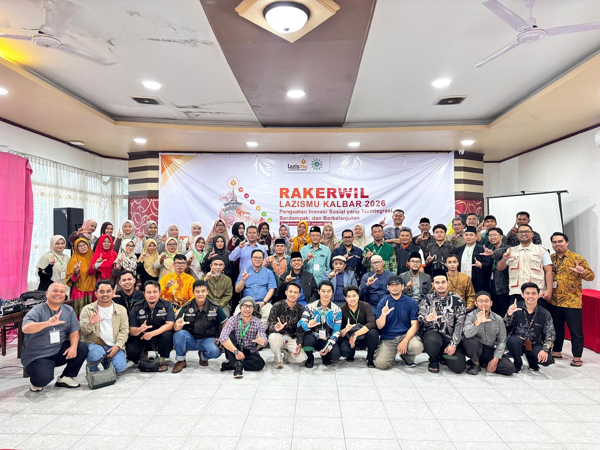 RAKERWIL: Lembaga Amil Zakat, Infaq, dan Sedekah Muhammadiyah (Lazismu) Wilayah Kalbar menggelar Rapat Kerja Wilayah tahun 2026.