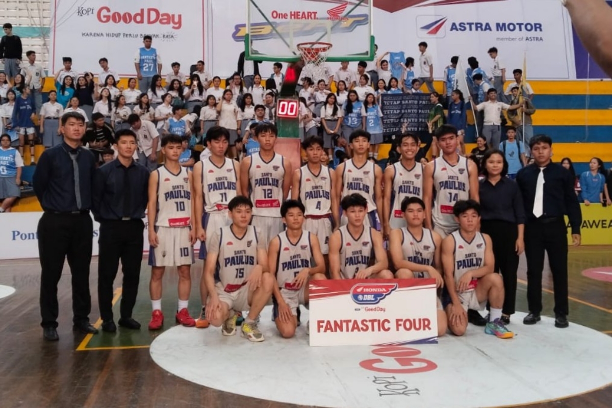 Foto: Tim SMA Santo Paulus Pontianak, berhasil masuk Semifinal Honda DBL With Kopi Good Day 2026 West Kalimantan.