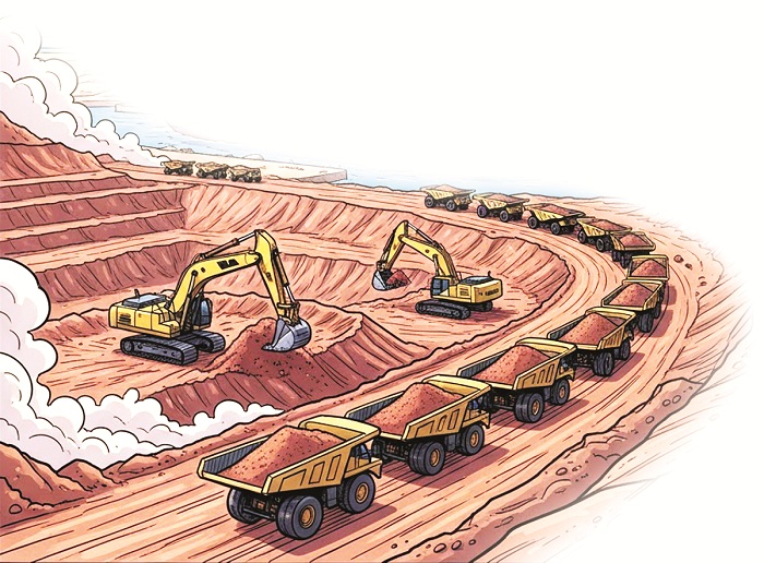 Ilustrasi Industri Bauksit.