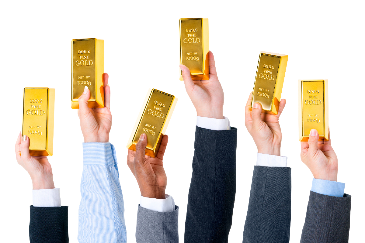 ilustrasi investasi emas.