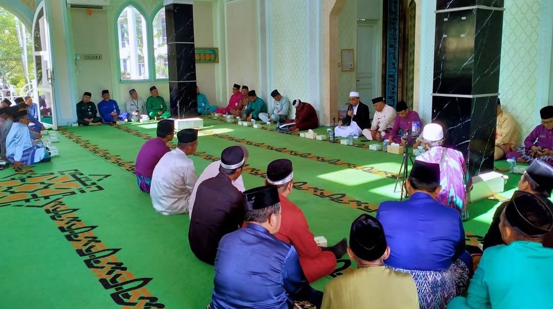 PENGAJIAN: Suasana Pengajian Jumat ASN Pemkab Mempawah.