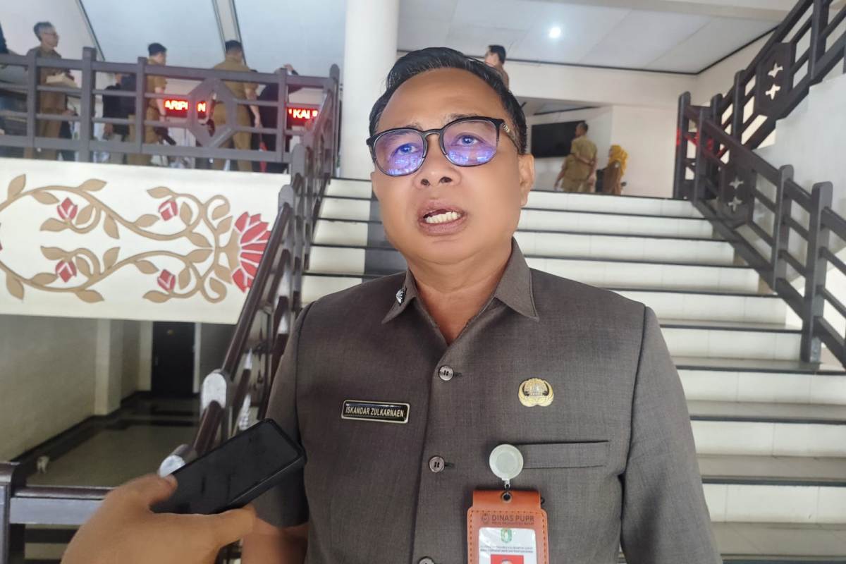 Kepala Dinas Pekerjaan Umum dan Penataan Ruang (PUPR) Kalimantan Barat, Iskandar Zulkarnaen.
