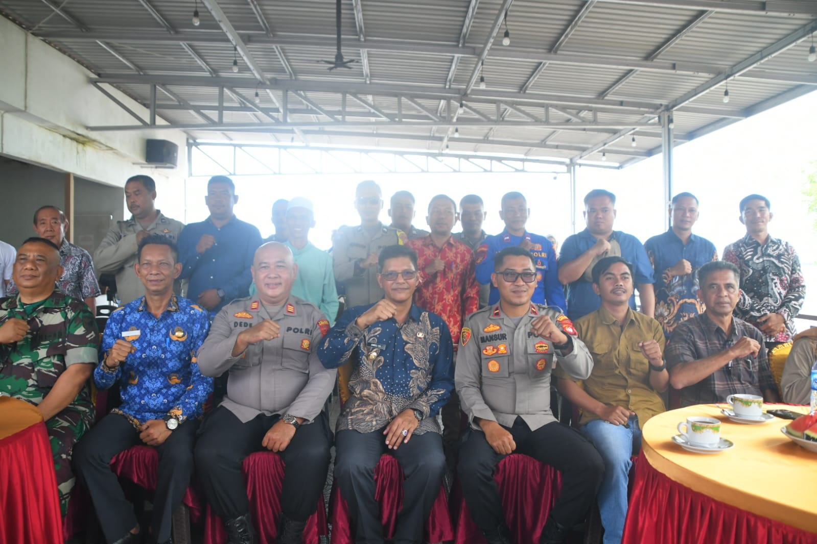 PAMIT : Kenal Pamit Kapolsek Simpang Hilir, dihadiri Wakil Bupati Kayong Utara Amru Chanwari.
